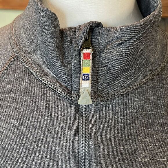 Sherpa Heather Gray 1/4 Zip Pullover, size L - Picture 2 of 13